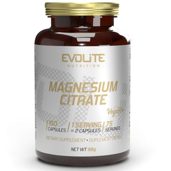 Evolite Magnesium Citrate 550mg - 150 Vege Caps