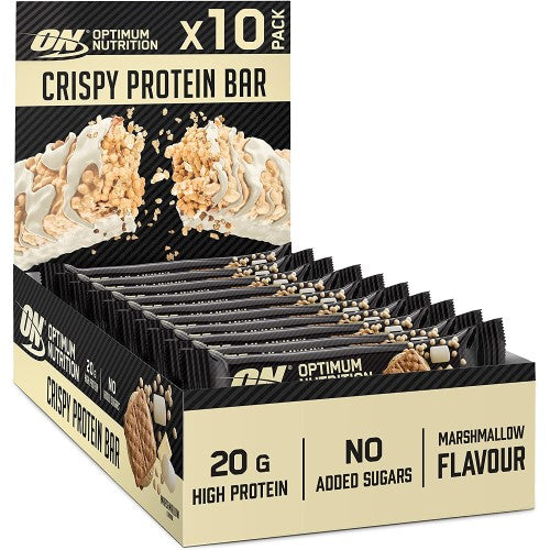 Optimum Nutrition Crisp Protein Bar 65g (Box of 10)