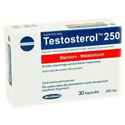Megabol Testosterol 250 - 120 Caps (4x30caps)