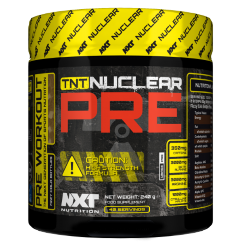 NXT Nutrition TNT Nuclear PRE, 40 Servings (Preworkout)