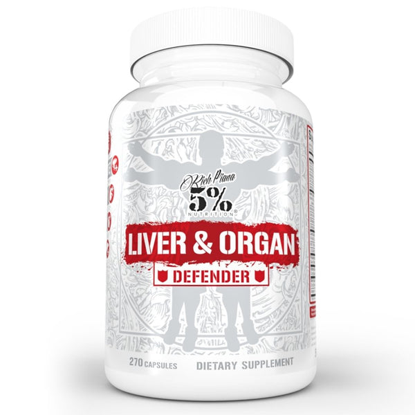 Rich Piana 5% Nutrition Liver And Organ Defender 270 Capsules