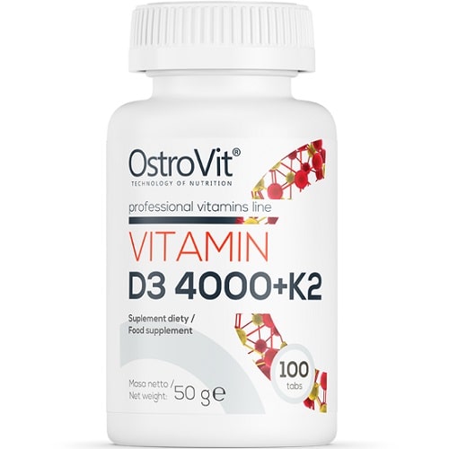 OstroVit Vitamin D3 4000 + K2 - 100 Tabs