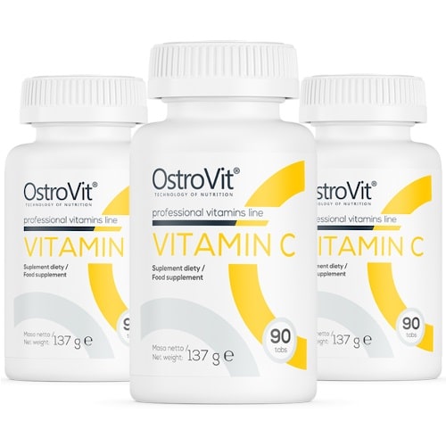 OstroVit Vitamin C - 90 Tabs 3-pack