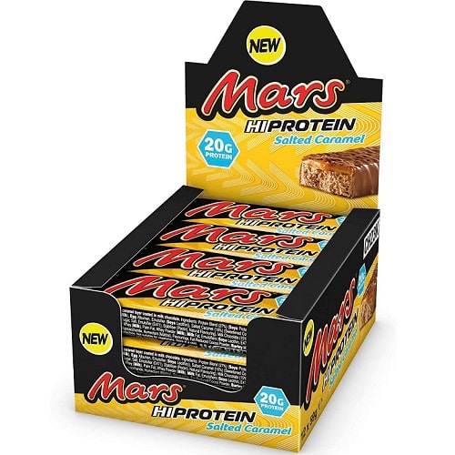 Mars Hi-Protein Salted Caramel Bar - 59 g (Box of 12)