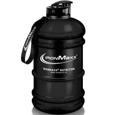 IronMaxx Water Bottle - 2200 ml - Black Frosted