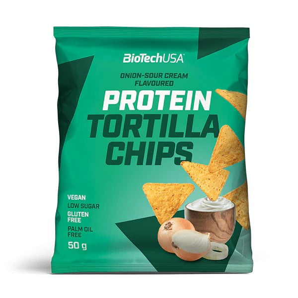 Biotech Usa Protein Tortilla Chips - 50 g onion-sour cream