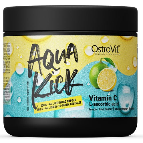 OstroVit Aqua Kick Vitamin C - 300 g Lemon Lime