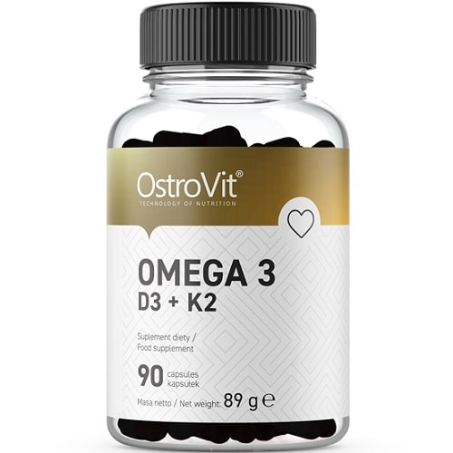 OstroVit Omega 3 D3 + K2 - 90 Caps