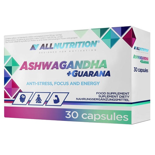 Allnutrition Ashwagandha + Guarana 30 Caps