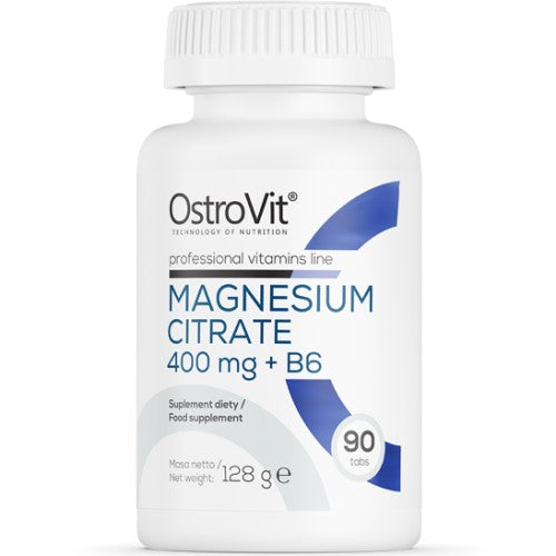 OstroVit Magnesium Citrate 400 mg + B6 - 90 Tablets