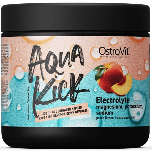 OstroVit Aqua Kick Electrolyte - 300 g Peach