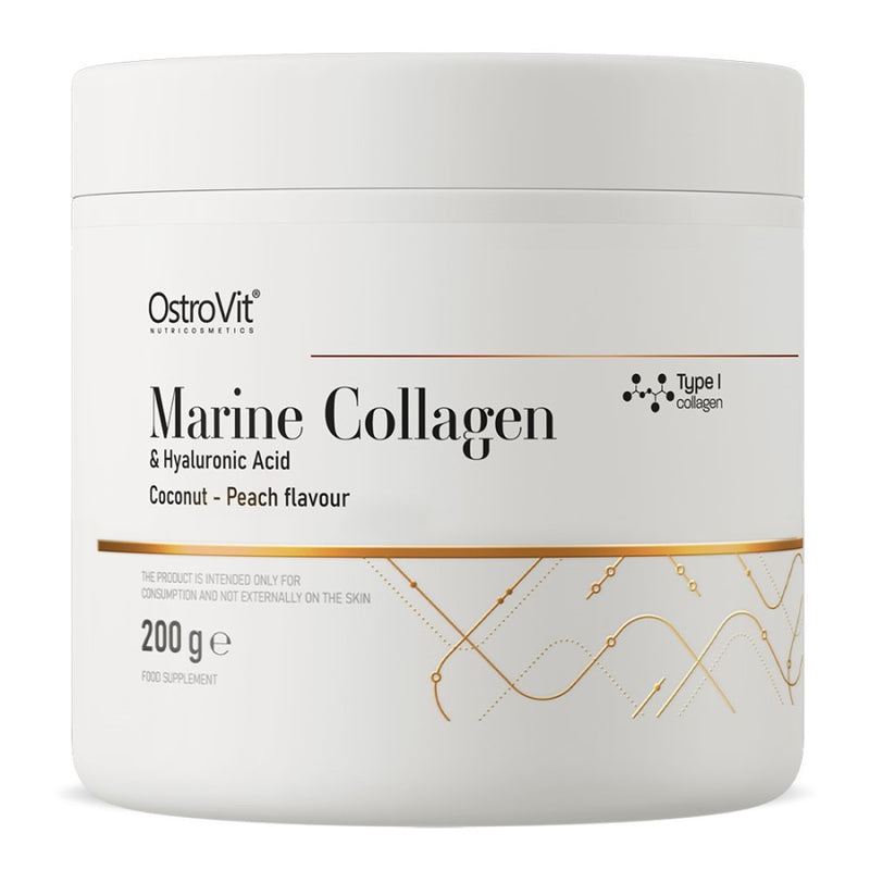 OstroVit Marine Collagen With Hyaluronic Acid - 200 g Coconut & Peach