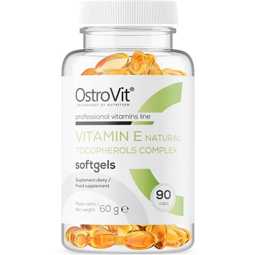 OstroVit Vitamin E Natural Tocopherols Complex - 90 Softgels