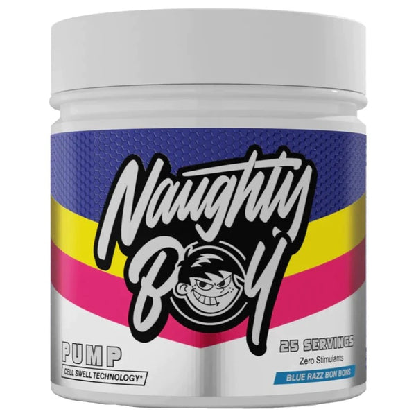 Naughty Boy Pump Pre-Workout - 25 Servings (Stimulant Free)