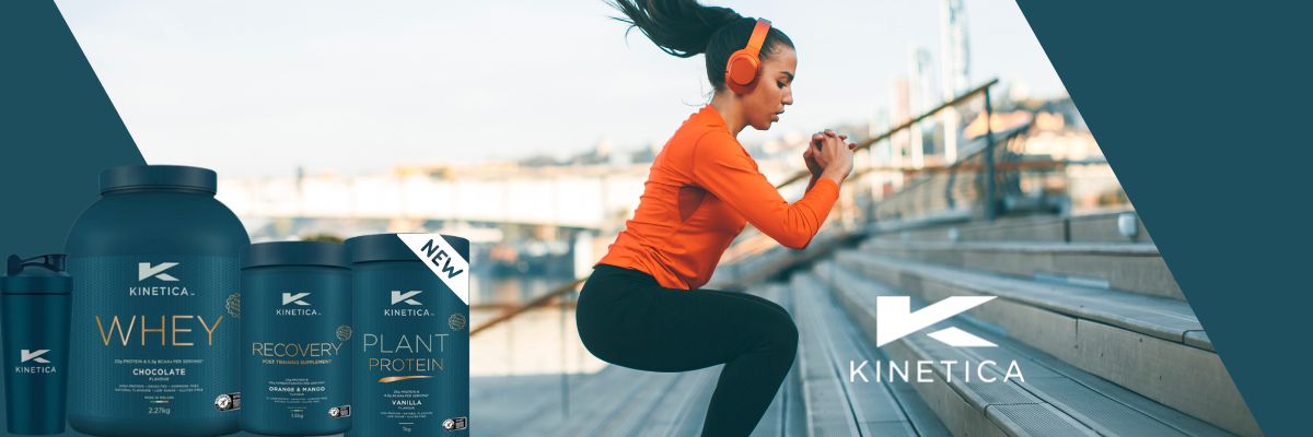 kinetica whey protein available at discount supplements ireland. Kinetica is an Irish brand that aims to include the highest quality, traceable and trusted ingredients in their products.