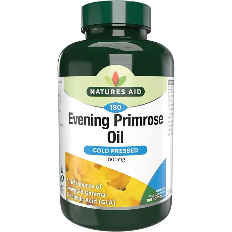 Nature's Aid Evening Primrose Oil 1000mg 180 Capsules BBD: 01-2024