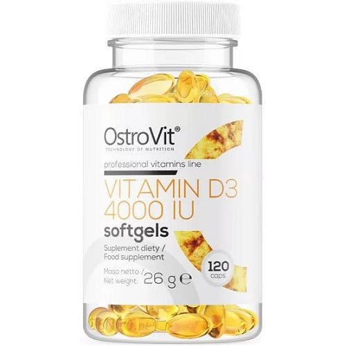 OstroVit Vitamin D3 4000IU 120 Softgels