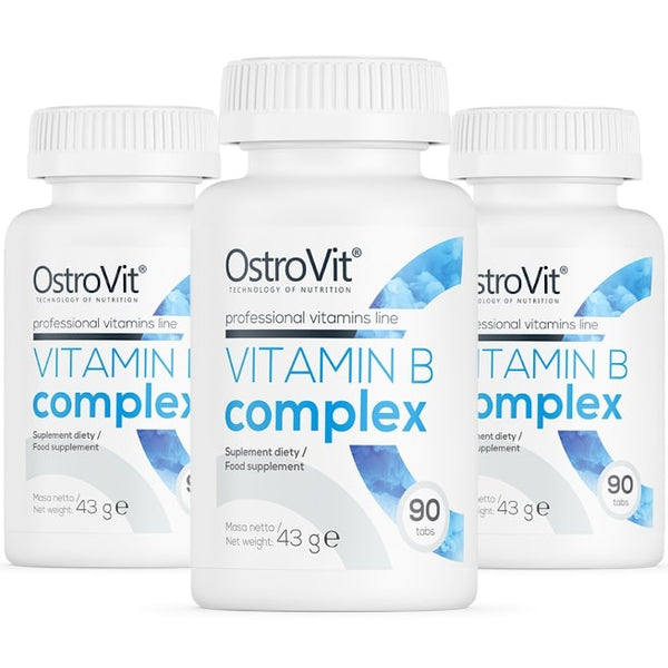 OstroVit Vitamin B Complex  - 90 Tabs 3-pack