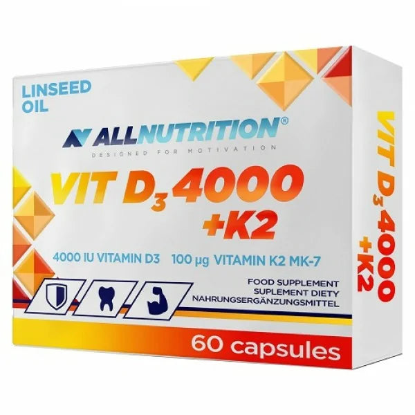 Allnutrition Vit D3 4000 + K2 - 60 Caps