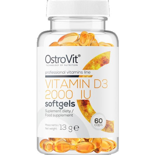 OstroVit Vitamin D3 2000 IU 60 Softgels