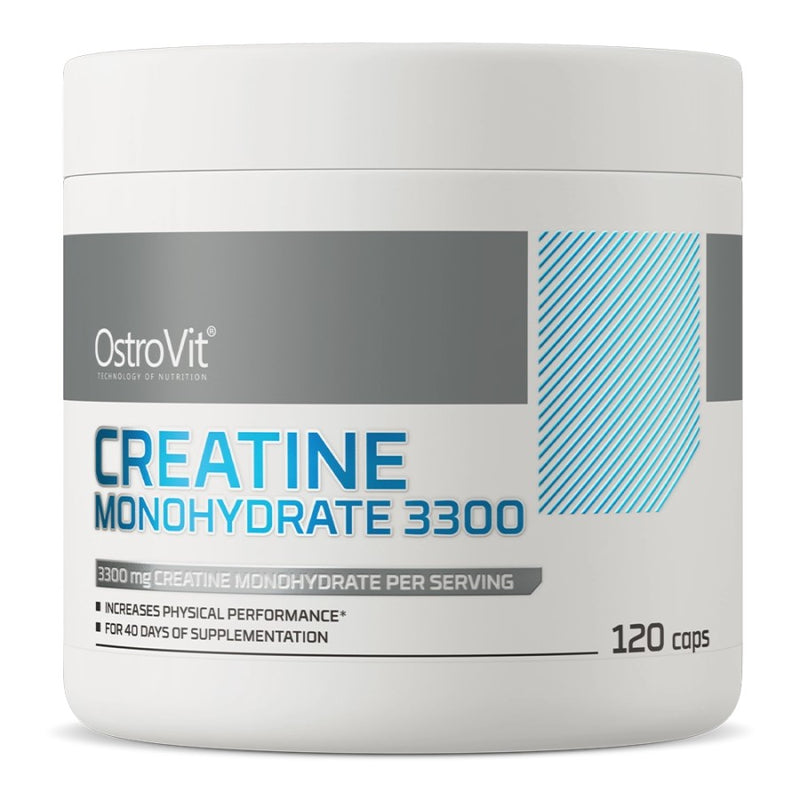 OstroVit Creatine Monohydrate 3300 - 120 Capsules