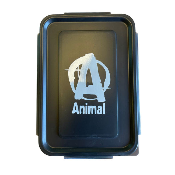 Animal Lunch Box Black 15cm X 10cm