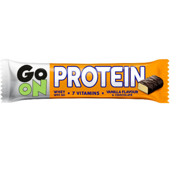 Go On Nutrition Vanilla & Chocolate Protein Bar 50g (Pack of 10)