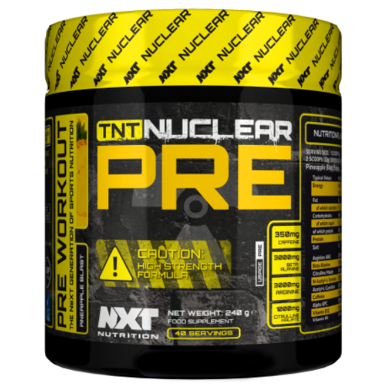 NXT Nutrition TNT Nuclear PRE, 40 Servings (Preworkout)