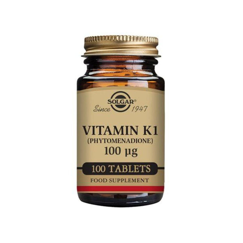 Solgar Vitamin K1 100µg 100 Tablets