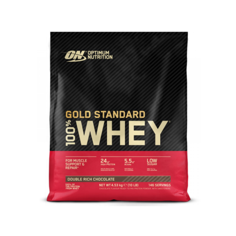 Optimum Nutrition Gold Standard 100% Whey Protein 4.53kg Double Rich Chocolate
