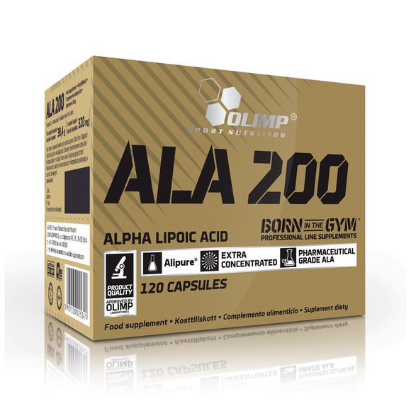 Olimp ALA 200 (Alpha-Lipoic Acid) 120 Capsules