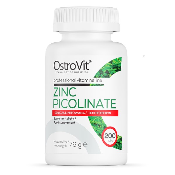 Ostrovit Zinc Picolinate - 200 Tabs * Limited edition Ostrovit Zinc Picolinate - 200 Tabs * Limited edition