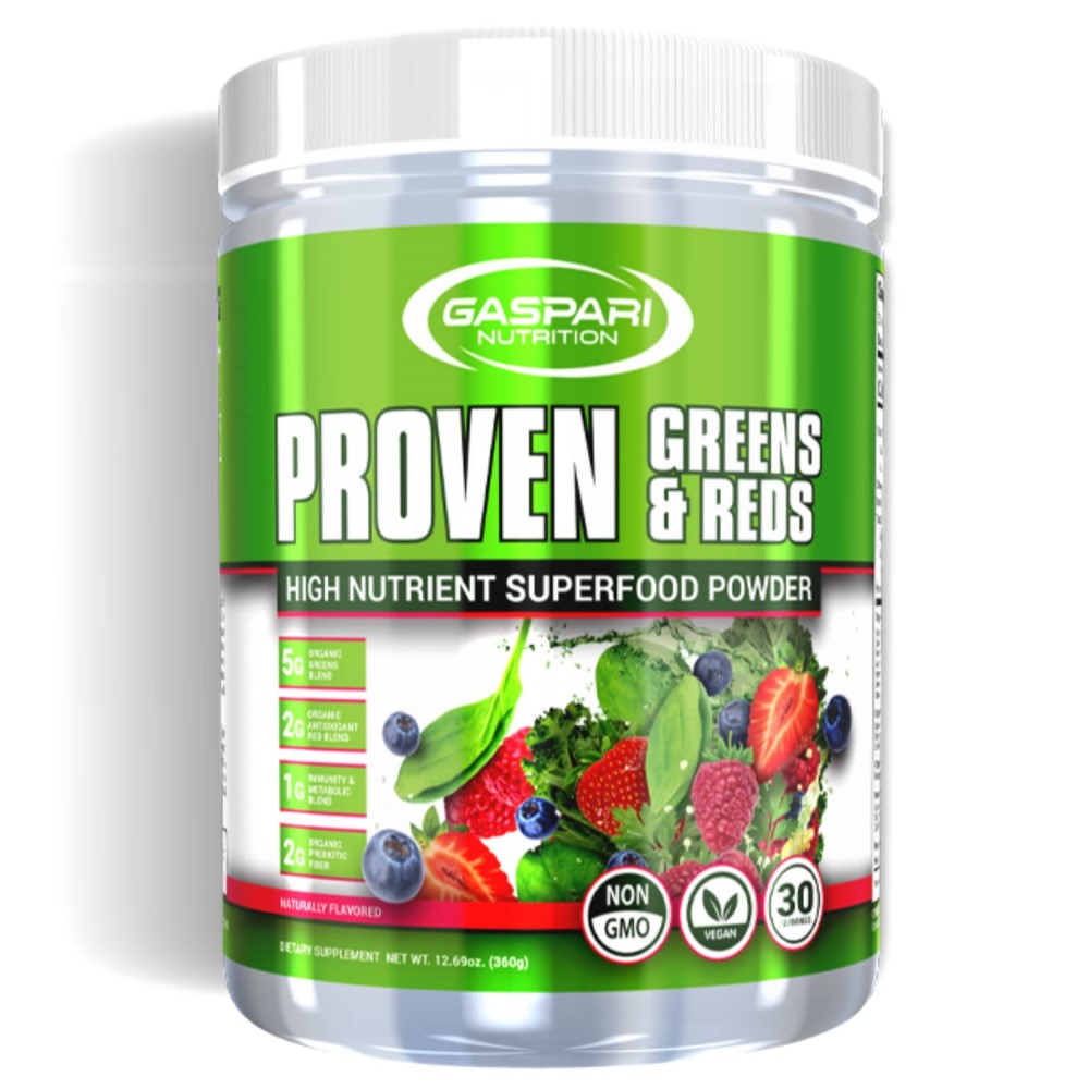 Gaspari Nutrition Proven Greens & Reds - 360g Unflavoured Gaspari Nutrition Proven Greens & Reds - 360g Unflavoured