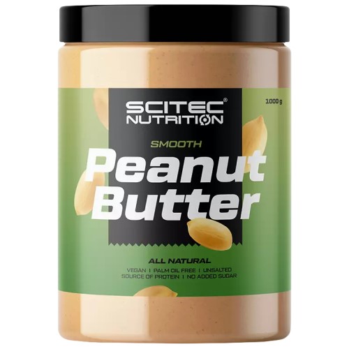 Scitec Nutrition Peanut Butter 1000g - Smooth **BEST BEFORE 13/02/2025**