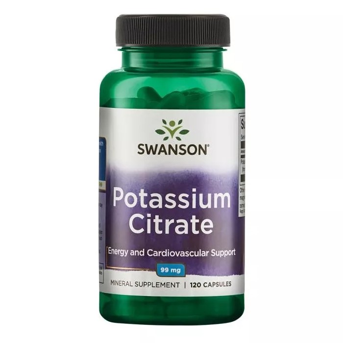 Swanson Potassium Citrate 99mg - 120 caps