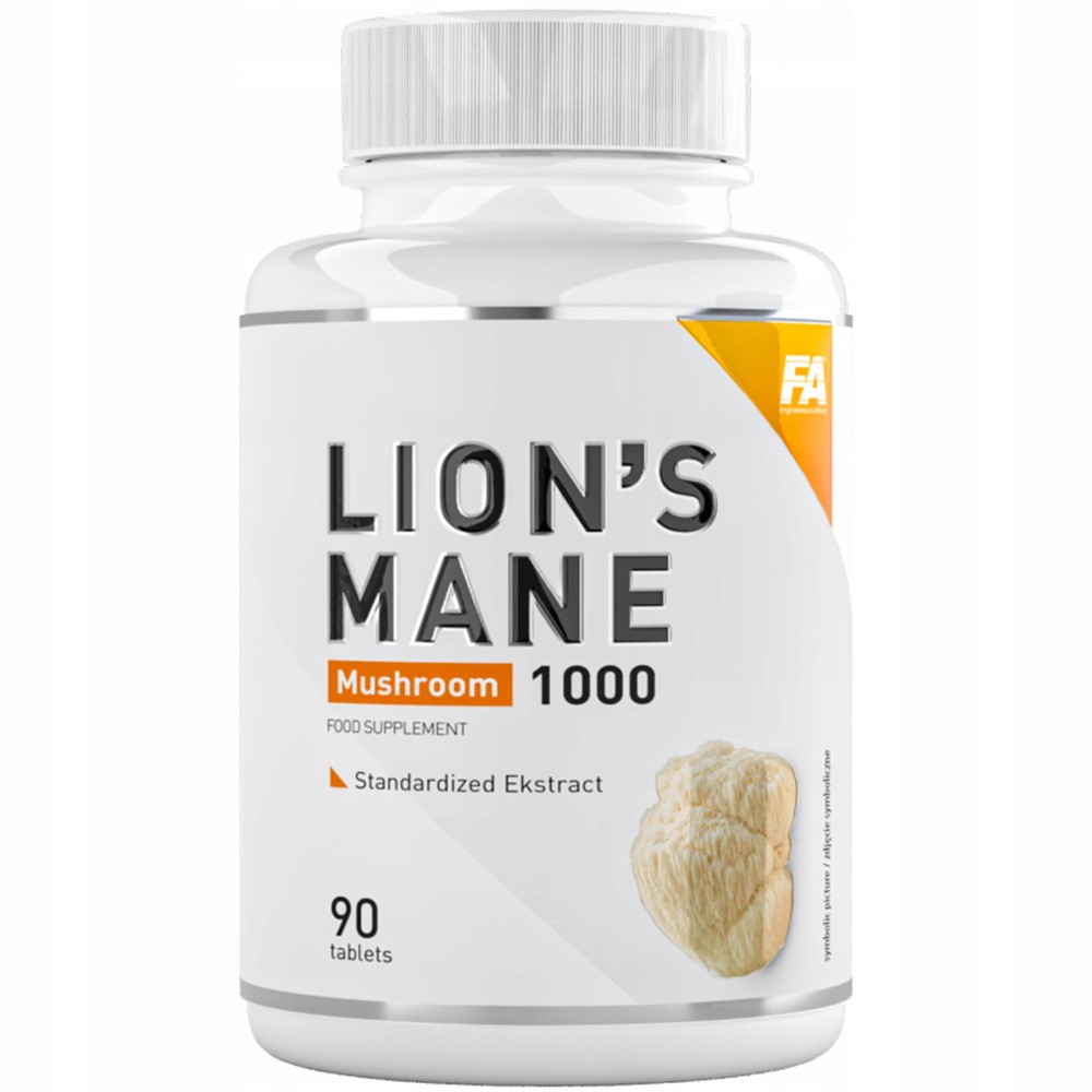 FA Nutrition Wellness Line Lion's Mane Mushroom 1000 - 90 Tabs FA Nutrition Wellness Line Lion's Mane Mushroom 1000 - 90 Tabs