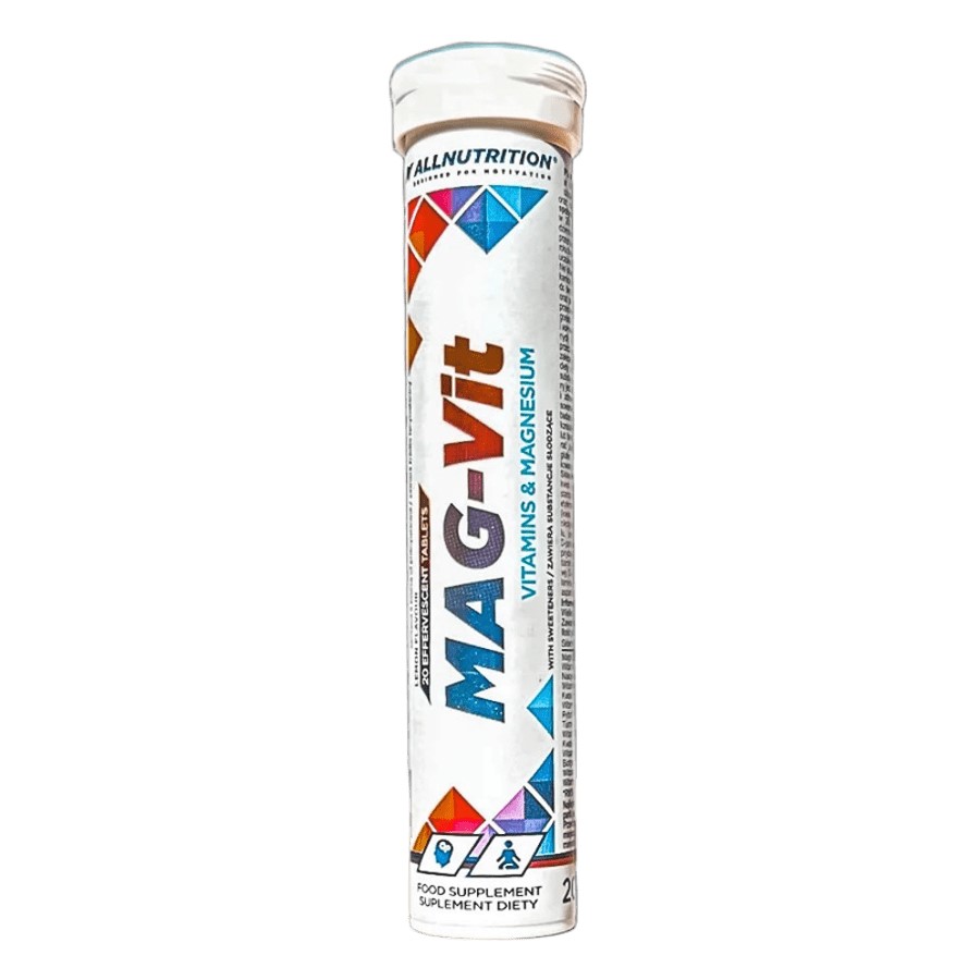 Allnutrition Mag-Vit - 20 Effervescent Tabs Lemon Allnutrition Mag-Vit - 20 Effervescent Tabs Lemon