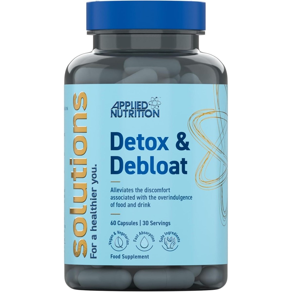 Applied Nutrition Solutions Detox & Debloat - 60 Caps Applied Nutrition Solutions Detox & Debloat - 60 Caps