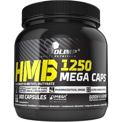 Olimp HMB Mega Caps 1250mg - 300 Caps Olimp HMB Mega Caps 1250mg - 300 Caps