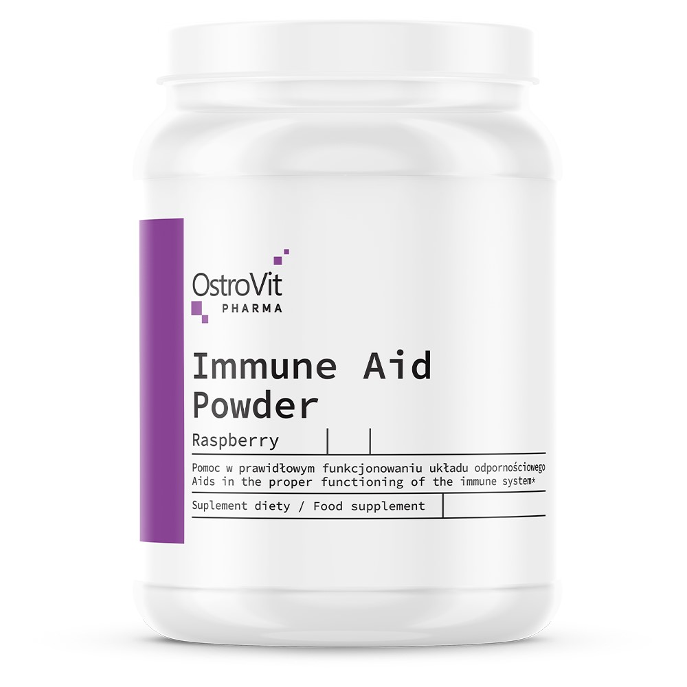 OstroVit Immune Aid Powder - 100g Raspberry