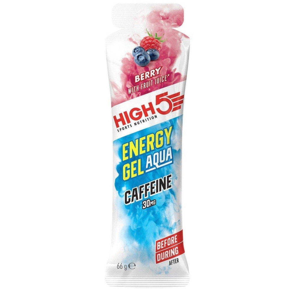 High5 Sports Nutrition Energy Gel Aqua Caffeine - 66g (Set of 10) High5 Sports Nutrition Energy Gel Aqua Caffeine - 66g (Set of 10)