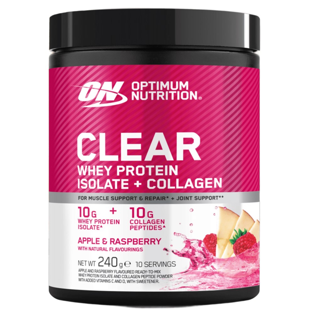Optimum Nutrition Clear Whey Protein Isolate + Collagen - 240g Optimum Nutrition Clear Whey Protein Isolate + Collagen - 240g