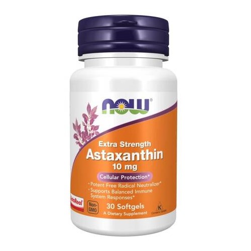 NOW Foods Astaxanthin Extra Strength 10mg - 30 softgels NOW Foods Astaxanthin Extra Strength 10mg - 30 softgels