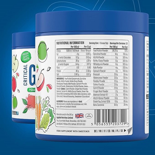 Applied Nutrition Critical Greens - 150g Applied Nutrition Critical Greens - 150g