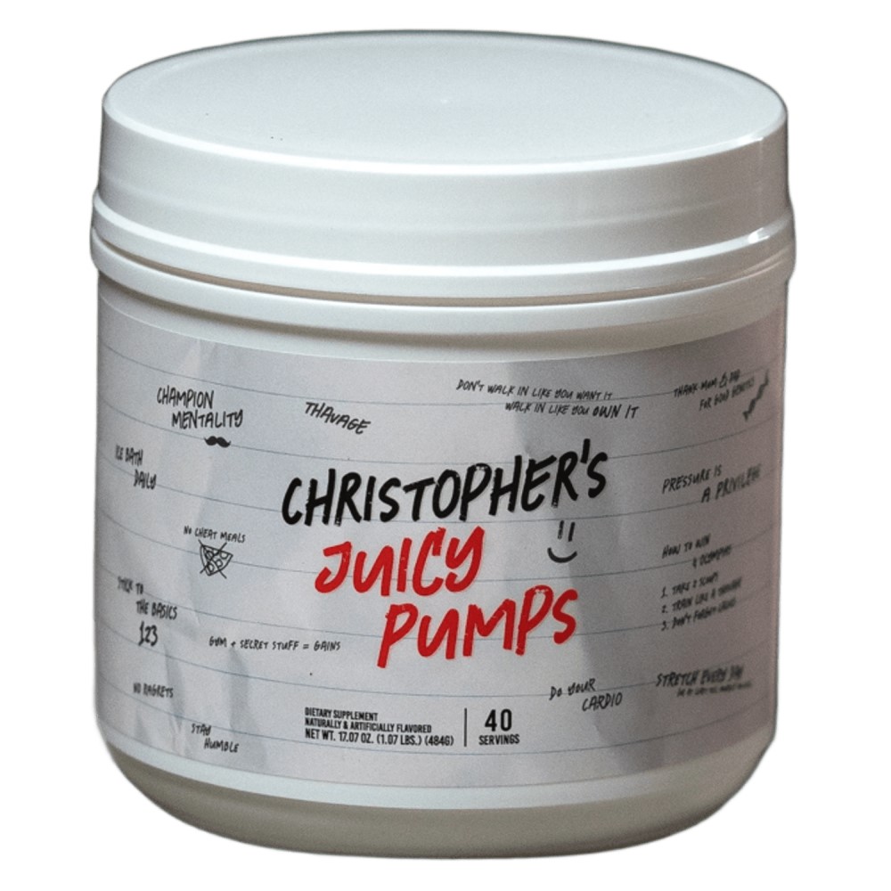 RAW Nutrition Christopher's Juicy Pumps - 40 Servings RAW Nutrition Christopher's Juicy Pumps - 40 Servings
