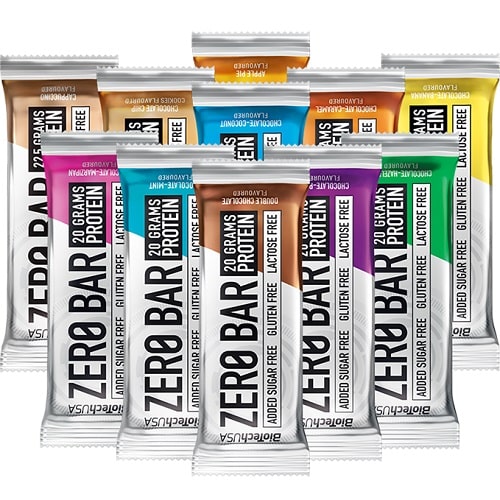 Biotech Usa Zero Bar - 50 g (Set of 10) - Lactose &  Gluten Free Biotech Usa Zero Bar - 50 g (Set of 10) - Lactose &  Gluten Free