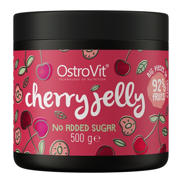 OstroVit Cherry Jelly - 500g - No Added Sugar OstroVit Cherry Jelly - 500g - No Added Sugar