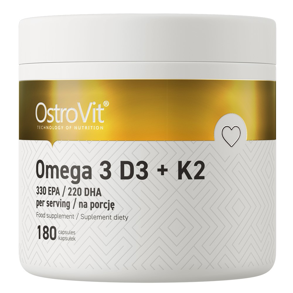 OstroVit Omega 3 D3 + K2 - 180 Softgels OstroVit Omega 3 D3 + K2 - 180 Softgels