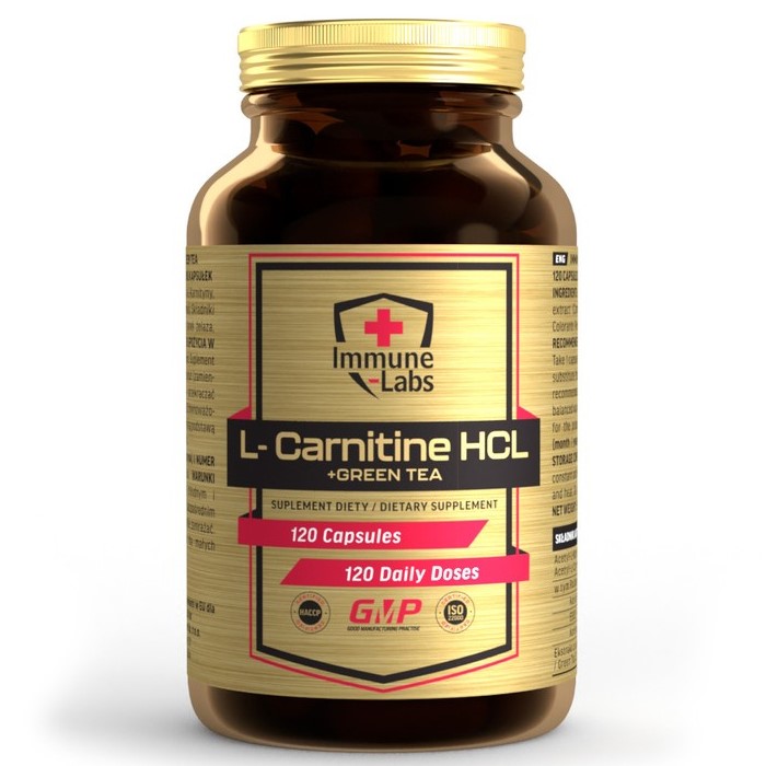 Immune Labs L-Carnitine HCL + Green Tea - 120 Caps Immune Labs L-Carnitine HCL + Green Tea - 120 Caps
