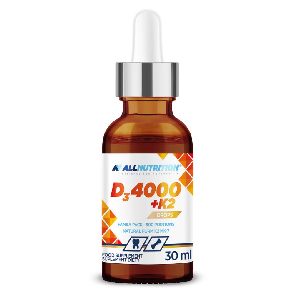 Allnutrition Vit D3 4000+K2 Drops - 30ml Allnutrition Vit D3 4000+K2 Drops - 30ml